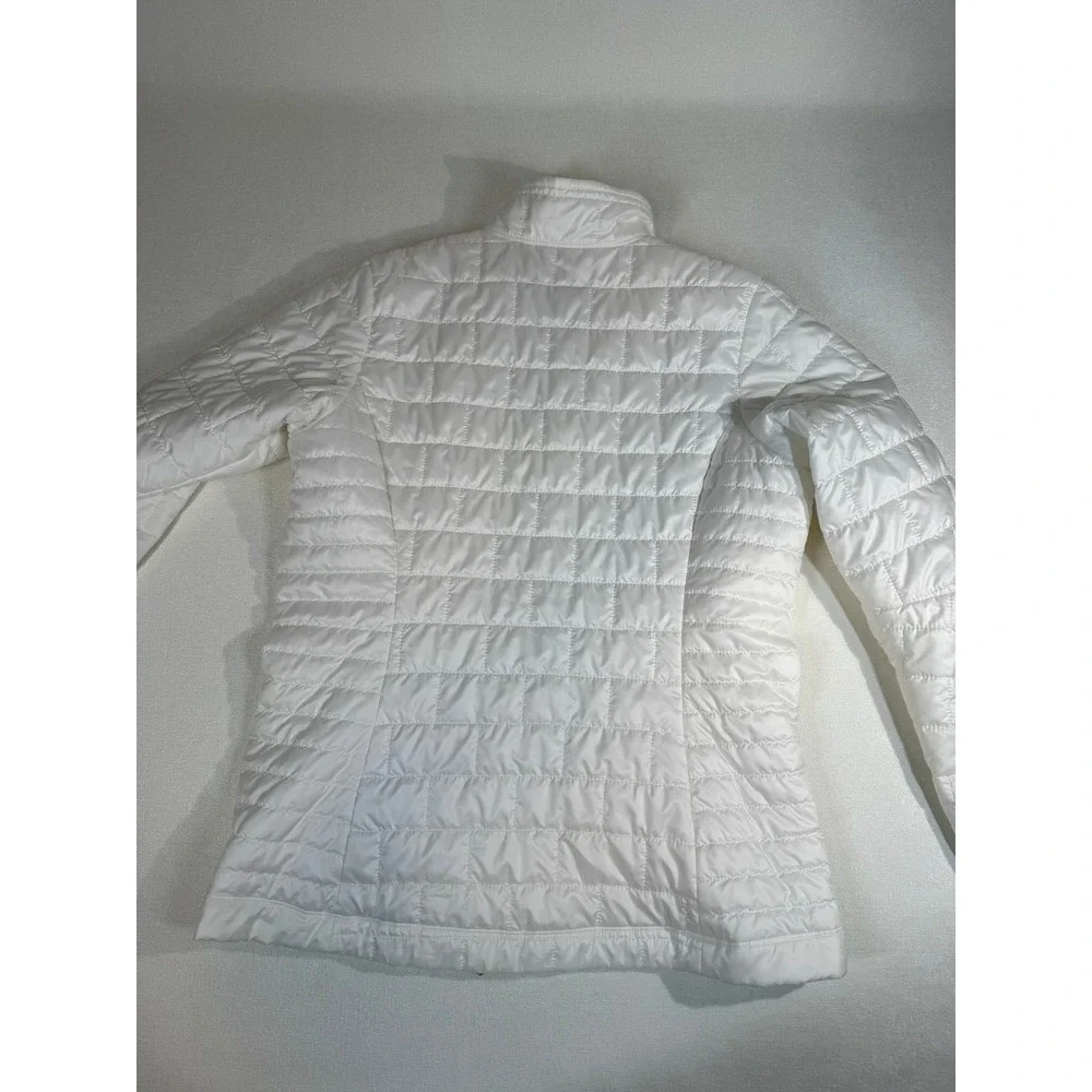 Patagonia Womens White Full Zip Quilted Insulated Jacket Puffer Coat - Picture 2 of 8